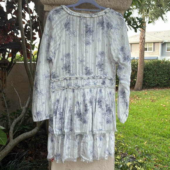 LoveShackFancy finch dress. Misty sea. NWT. Size 12. Beautiful dress. - Picture 13 of 14